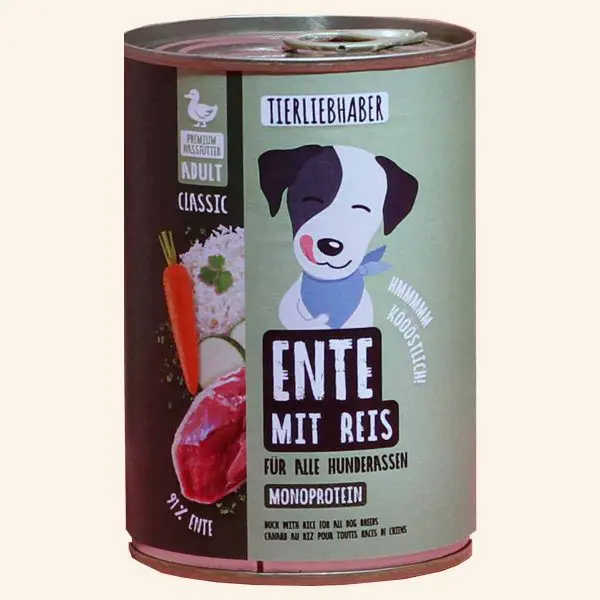 Lieblingsfutter Ente mit Reis