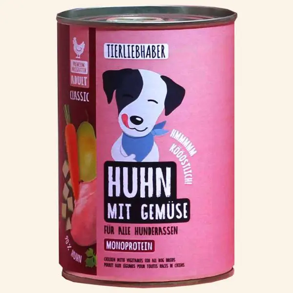 Lieblingsfutter Huhn mit Gemüse