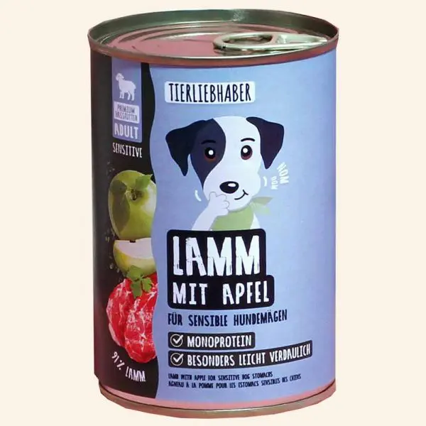 Lieblingsfutter Lamm mit Apfel