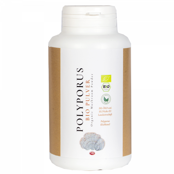 Vitalpilz Polyporus umbellatus BIO - 100 Vitalpilz Pulver Kapseln – Bild 2