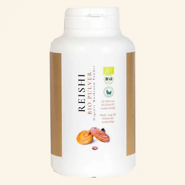 Vitalpilz Reishi (Ling Zhi) BIO - Vitalpilz Pulver Kapseln