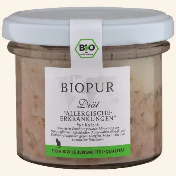 BIOPUR Katze - Diätfuttermittel bei Allergischen Erkrankungen