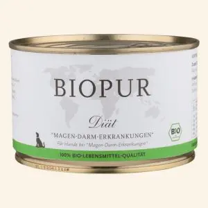 BIOPUR Hund - Diätfuttermittel bei Magen-Darm Erkrankungen, 400 g