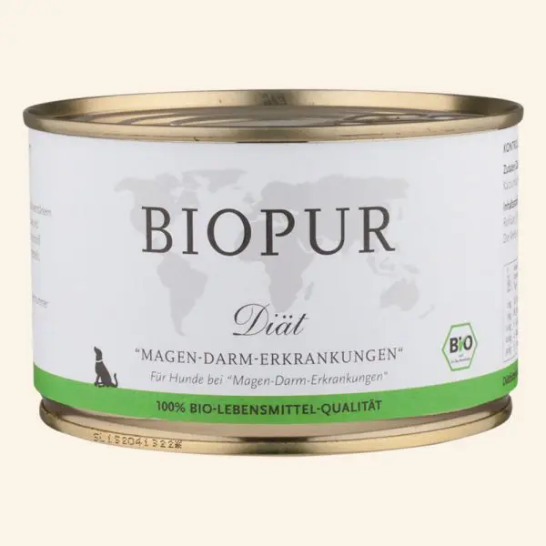BIOPUR Hund - Diätfuttermittel bei Magen-Darm Erkrankungen, 400 g