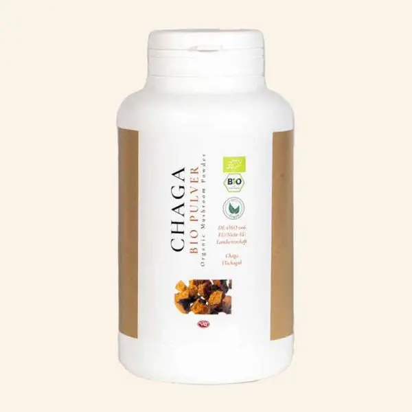 Vitalpilz Chaga Bio - 100 Vitalpilz Pulver Kapseln