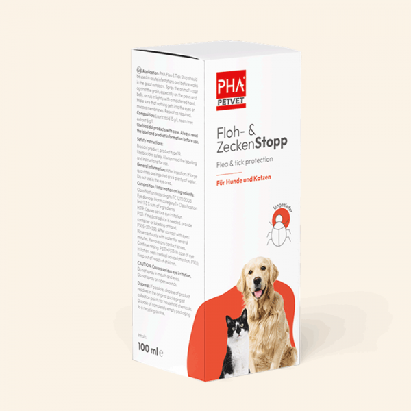 PHA Floh & ZeckenStopp für Hunde und Katzen – Bild 2