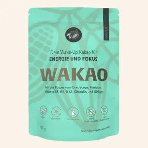 WAKAO Pilzkakao für Energie und Fokus